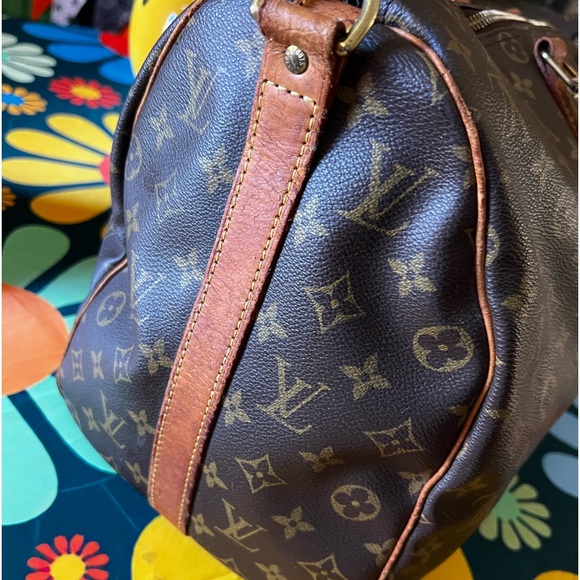 LOUIS VUITTON KEEPALL 45 BANDOULIERE W/LV STRAP DATE CODE-VI0974 - Picture 4 of 14